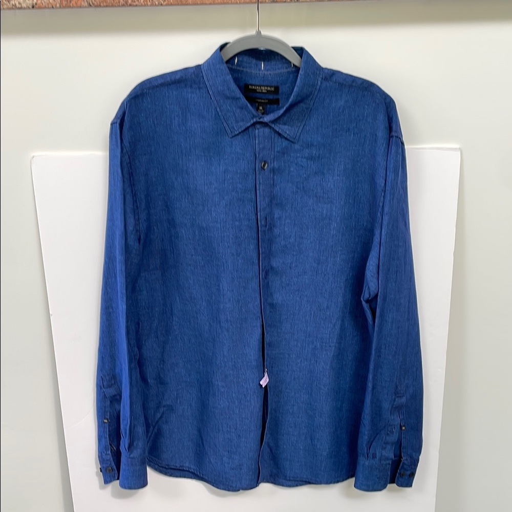 Banana Republic Blue Casual Button Down Shirt